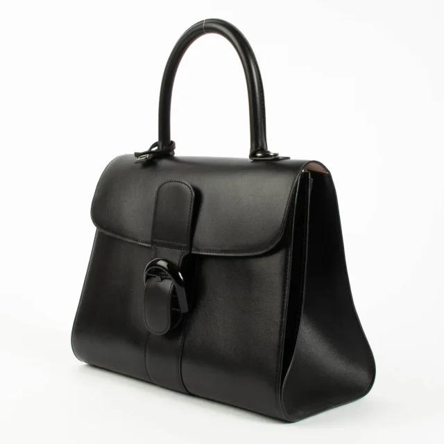 Delvaux Black Box Calf Brillant MM Magic Bag in Black Box leather from Labellov, photo 2 of 5