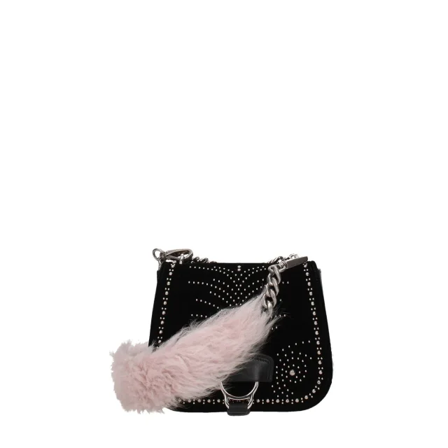 Miu Miu Fur Shoulder Bag in Pink Leather from HEWI, photo 2 of 2