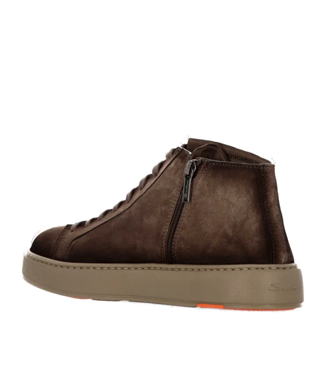 Santoni leather high-top sneakers, photo 3 of 4 from SENSER