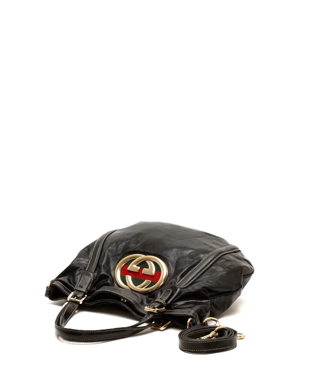 Gucci Shiny Britt Tote Bag in Leather from A Retro Tale, photo 4 of 7