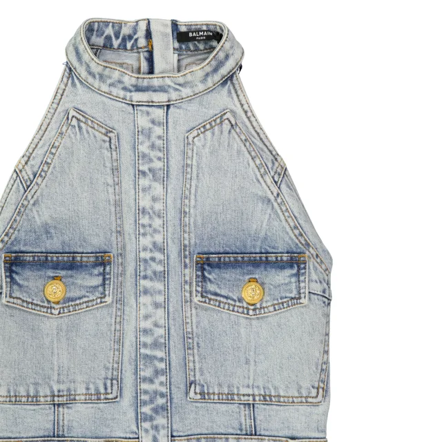 Balmain Denim Mini Dress, photo 4 of 9 from Balardi