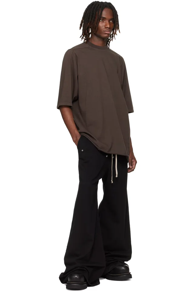 Rick Owens DRKSHDW Black Temple Geth Belas Sweatpants, photo 4 of 4 from SSENSE