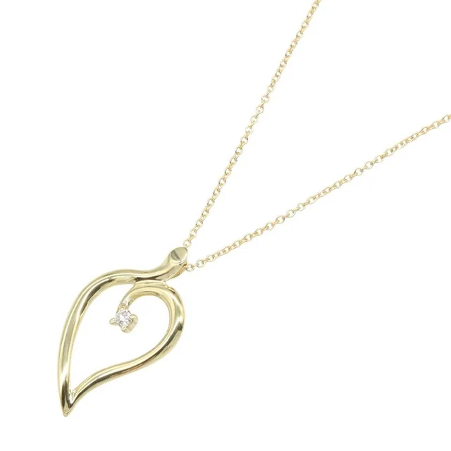 Tiffany & Co. Necklace Leaf Diamond 40 18K from The Reluxe