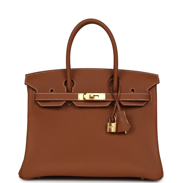 Hermès Birkin 30 Gold Togo Gold Hardware in Gold Togo leather from Madison Avenue Couture