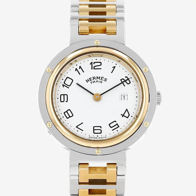 Hermès Clipper watch in steel, circa 2000 from Collector Square