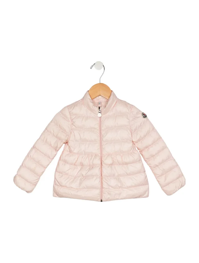 Moncler Nylon Jacket in pink Nylon from The RealReal