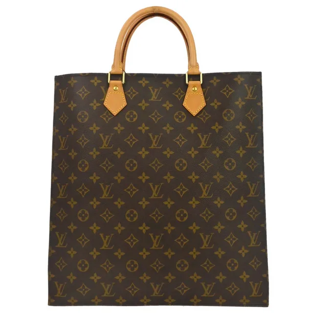 Louis Vuitton Monogram Sac Plat Tote Handbag M51140 in Coated canvas from AMORE Vintage Tokyo