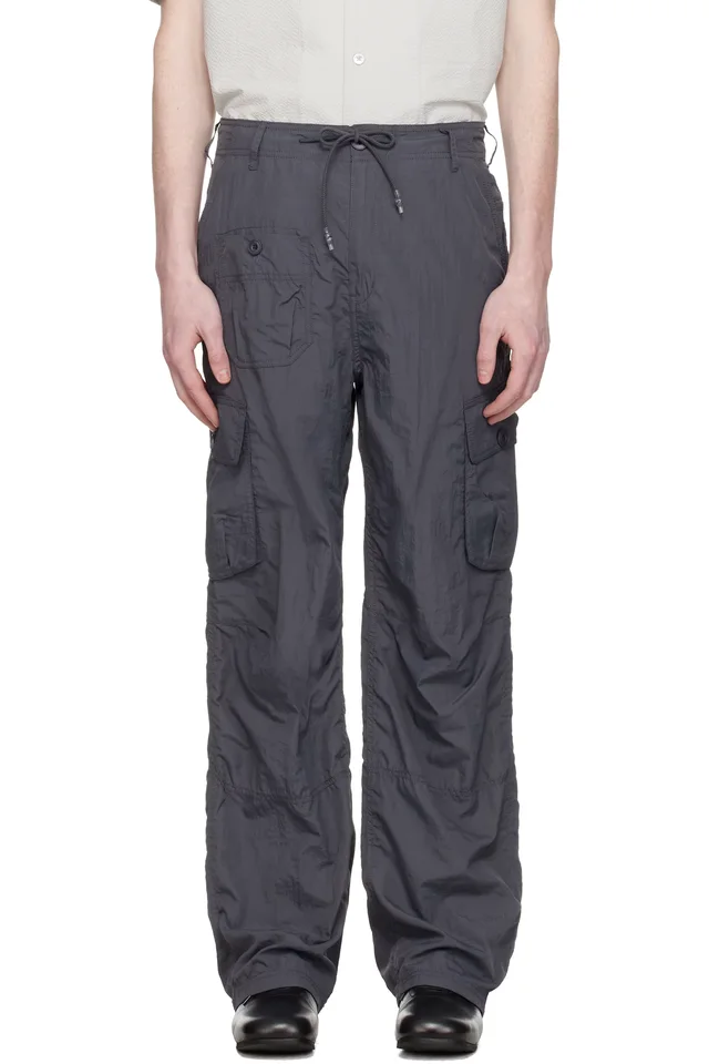 COOR Gray Multi-Pocket Stitch Pointed Cargo Pants, image 1 of 1 from SSENSE