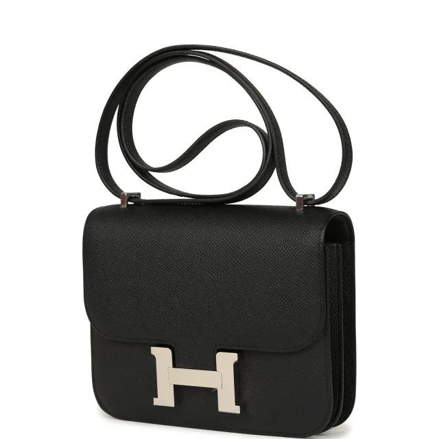 Hermès Constance 18 Black Epsom Palladium Hardware in Black Epsom leather from Madison Avenue Couture, photo 5 of 9