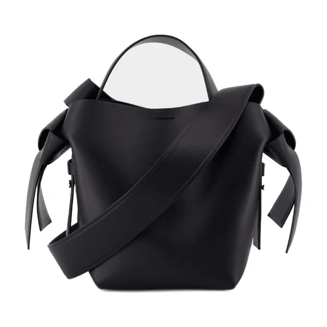 Acne Studios Crossbody Bag — Black Calfskin in Black Calfskin from HEWI