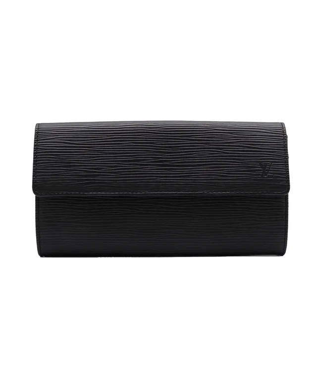 Epi Portefeuille Sarah Long Wallet Black M63742 LV Auth in Black from Luxury Promise
