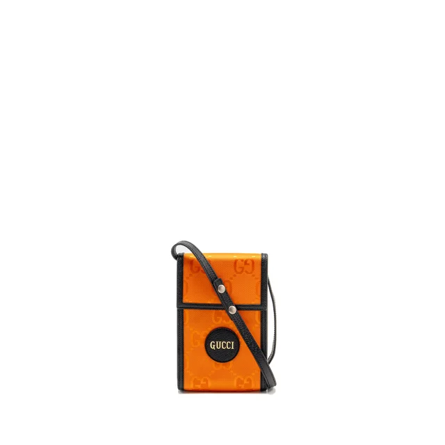 Gucci Off the Grid Mini Crossbody Bag Nylon Orange SHW in Orange Nylon from EMIER