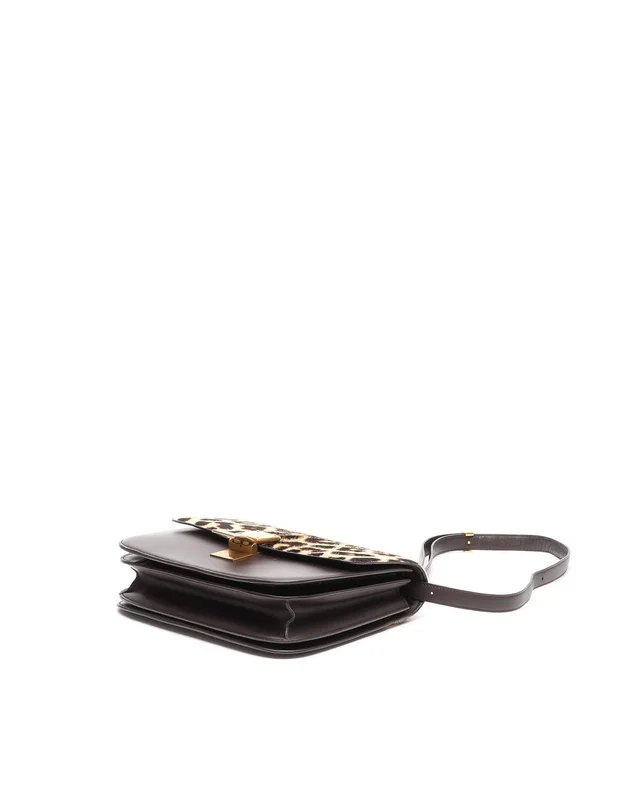 Celine Medium Leopard Pony Hair Box Bag from A Retro Tale, photo 5 of 11
