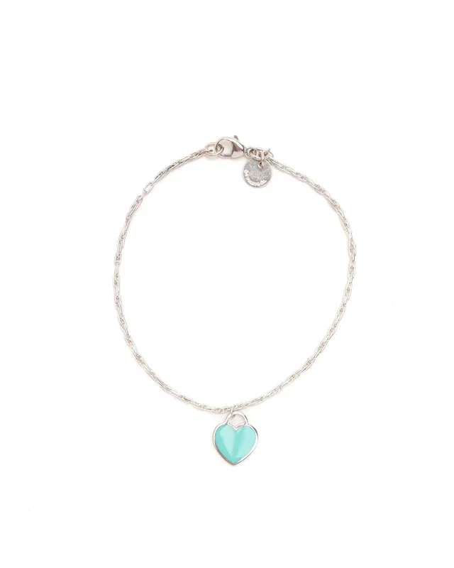 Tiffany & Co. Silver Heart Bracelet in Silver from A Retro Tale