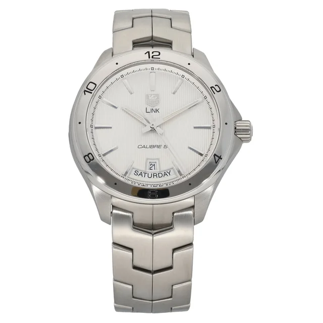 TAG Heuer Link WAT2011-0 42mm Stainless Steel Watch from H&T