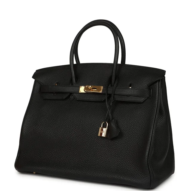 Hermès Vintage Birkin 35 Black Togo Gold Hardware in Black Togo leather from Madison Avenue Couture, photo 2 of 2