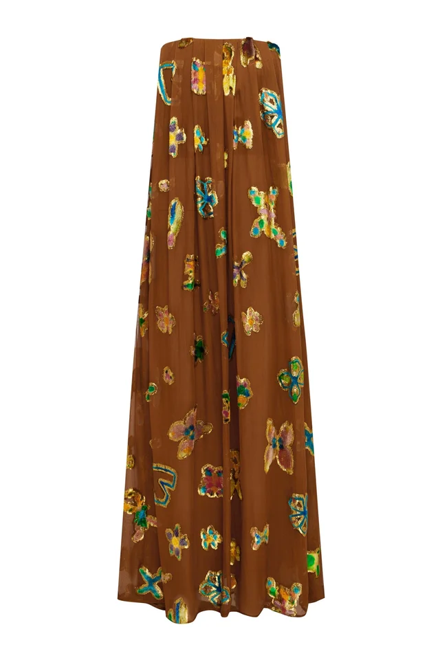 2504 - RESORT 26 GOLDEN METALLIC STRAPLESS GOWN from Alemais, photo 1 of 1