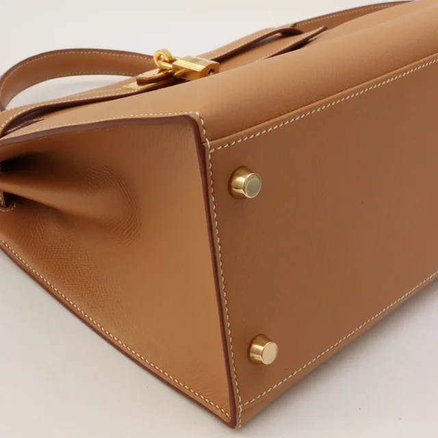 Hermès 2000年製 ケリー32 ナチュラル from VINTAGE QOO TOKYO, photo 13 of 16