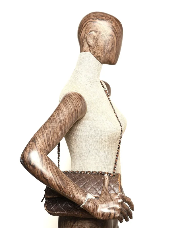 Chanel Medium Shiva Caviar Single Flap Bag in Caviar leather from A Retro Tale, photo 9 of 9