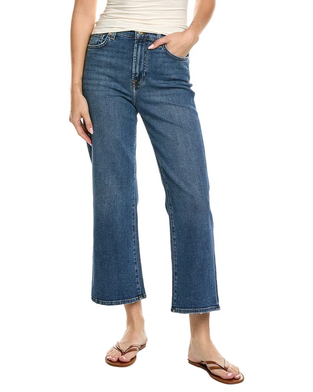7 For All Mankind Cropped Alexa Jean, image 1 of 1 from Gilt