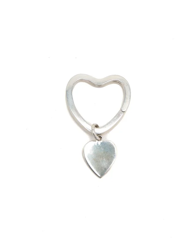 Tiffany & Co. Heart Silver Key Ring in Silver from A Retro Tale