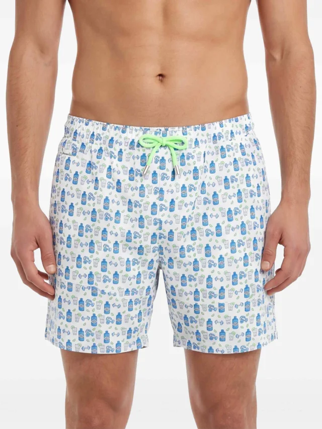 MC2 Saint Barth Lighting Micro Fantasy drawstring swim shorts, photo 2 of 2 from FARFETCH