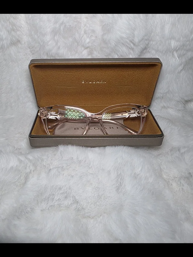 Bvlgari Blush Pink Crystal Accent Women's Eyeglass in pink from Poshmark