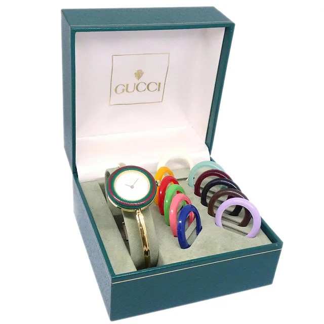 Gucci 11/12.2 Change Bezel Chameleon Quartz Watch SS from AMORE Vintage Tokyo