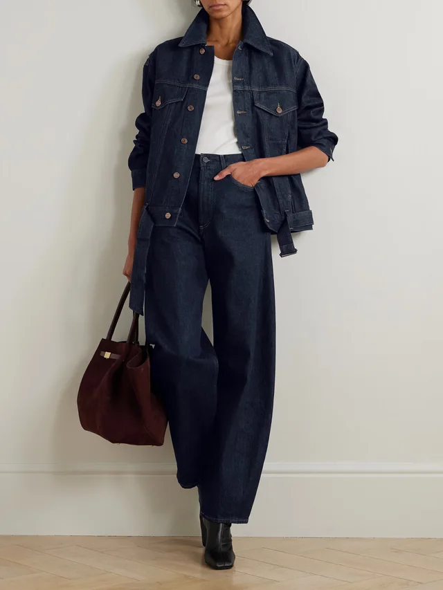 AGOLDE Merritt belted denim jacket in Blue, photo 2 of 2 from NET-A-PORTER (Canada)