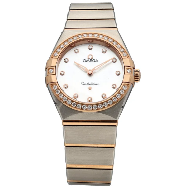 Omega Constellation 131.25.28.60.55.001 28mm Bi-Colour Watch from H&T