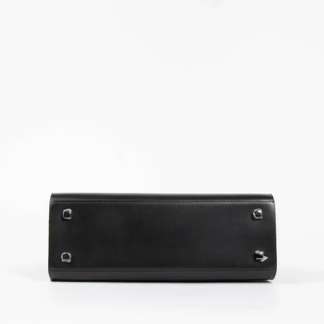 Delvaux Black/Ivory Tempête MM Illusion in Black Leather from Labellov, photo 5 of 8