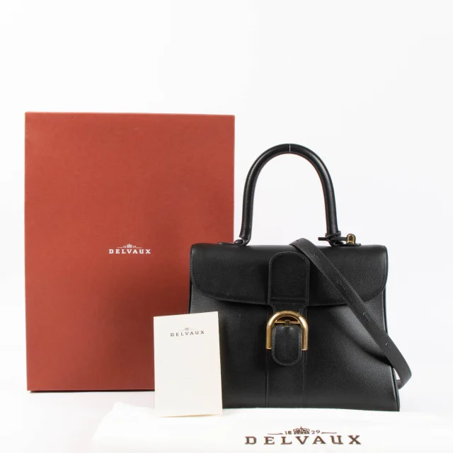 Delvaux Jumping Brillant MM in Black Leather from Labellov, photo 2 of 8
