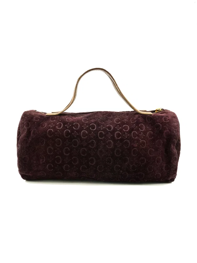 Celine Suede Barrel Bag in Suede from Arcade Vintage
