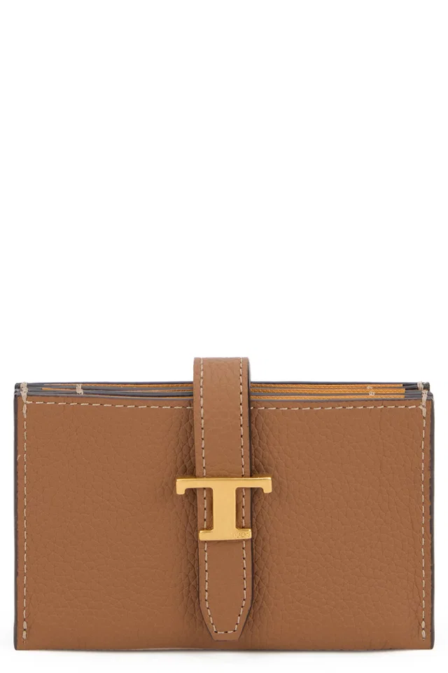 Tod's Wallet — Camel Calfskin & Purses in Brown Calfskin from HEWI