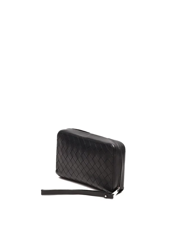 Bottega Veneta Intrecciato Zip Clutch Bag in Woven leather from A Retro Tale, photo 2 of 8