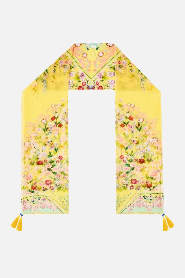 Camilla eBoutique LONG SILK CRINKLE CHIFFON SCARF LADY LIMONADA from CAMILLA, photo 1 of 1