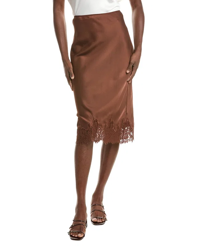 REVERIEE Midi Skirt, image 1 of 1 from Gilt
