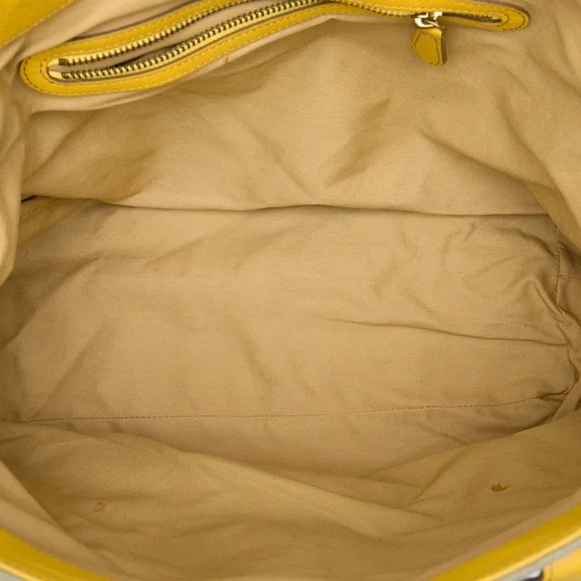 Beige Burberry Leather Trimmed Canvas Tote in Beige Canvas from Designer Revival, photo 4 of 6