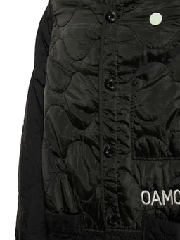 Oamc Quilted jacket with center button fastening in 100% Polyamide, 100% Polyester, photo 5 of 9 from LUISAVIAROMA