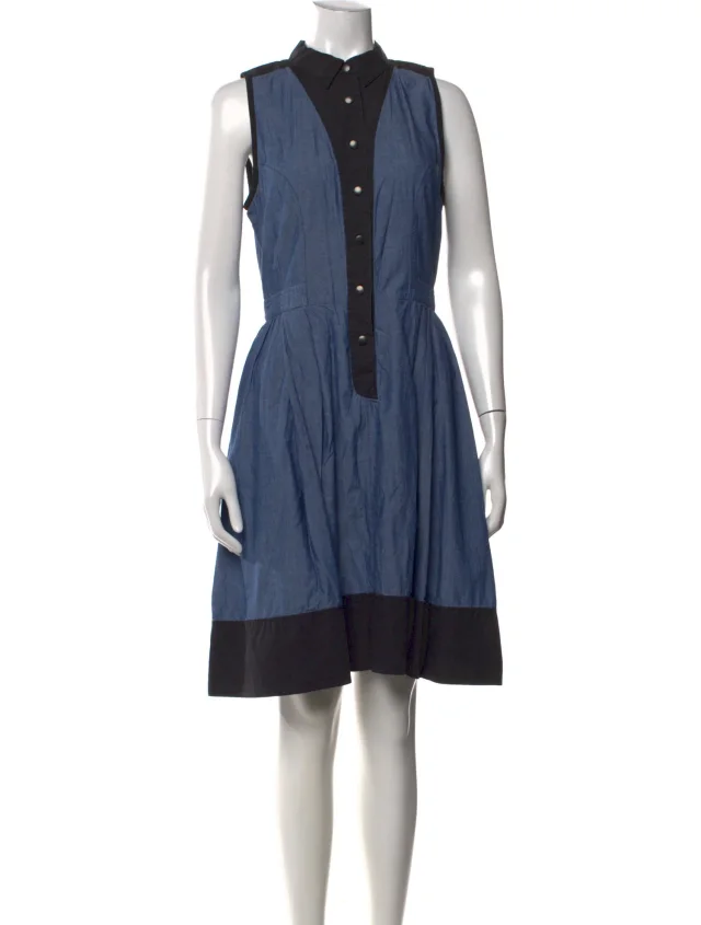 Proenza Schouler Knee-Length Dress in blue from The RealReal