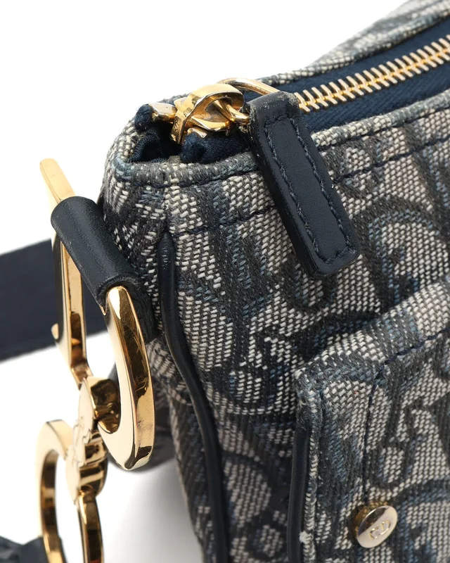 Dior Double Saddle Bag in Canvas from A Retro Tale, photo 6 of 8