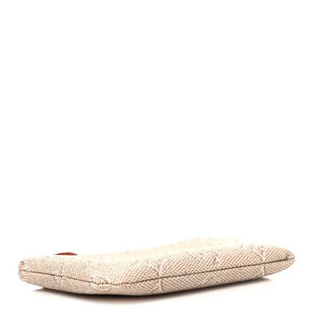 Louis Vuitton Monogram Heritage Key Pouch S Beige in Beige Coated canvas from FASHIONPHILE, photo 4 of 6