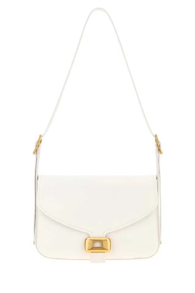 Balenciaga Should Shoulder Bag — White in White Lambskin from HEWI