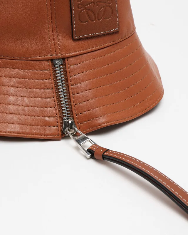 Loewe Anagram Leather Bucket Hat in Leather from A Retro Tale, photo 5 of 6