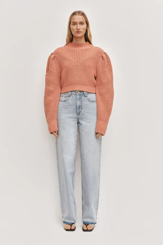 AJE Karmen Knit Jumper in Pink from Aje, photo 1 of 1