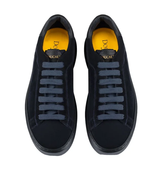 Doucal's low-top suede sneakers, photo 3 of 4 from SENSER