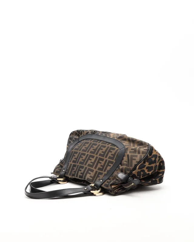 Fendi Zucca Chef Leopard Tote Bag from A Retro Tale, photo 5 of 11