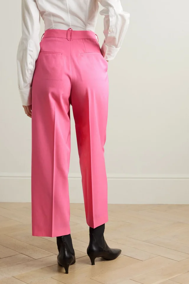 Stella McCartney Cropped Stretch-Wool Straight-Leg Pants, photo 3 of 4 from THE OUTNET