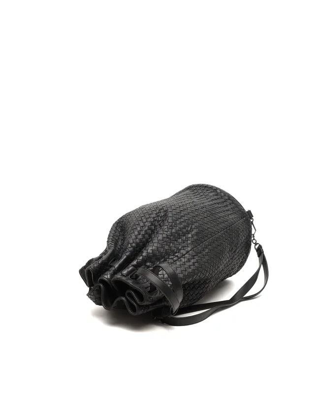 Bottega Veneta Intrecciato Silver Bracelet in Silver Woven leather from A Retro Tale, photo 6 of 9