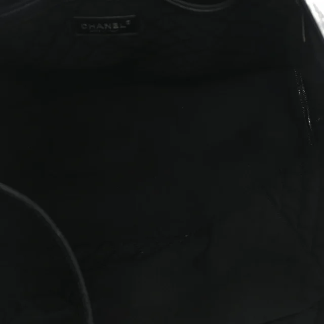 Chanel Coco Small Tote Black in Black Coated canvas from FASHIONPHILE, photo 6 of 11